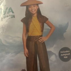 Halloween Costume Girls Raya Disney 
