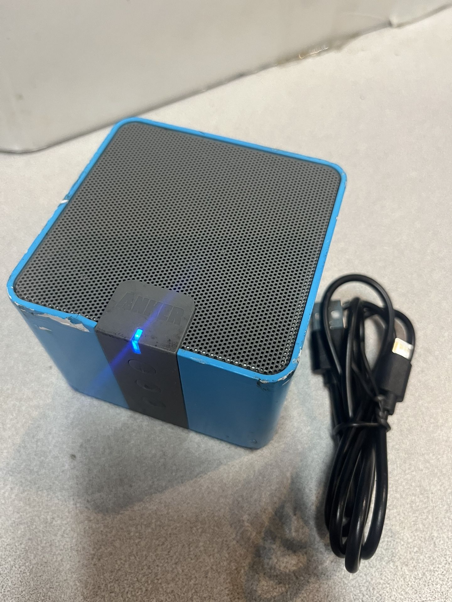 ANKER soundcore A7908 mini portable Bluetooth speaker cube-Blue