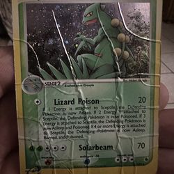 Sceptile Holo Vintage pokemon card