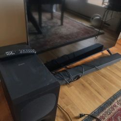 50inch LG TV & Sound Bar