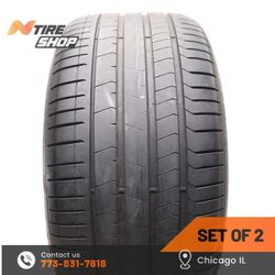 Set of 2 Used  7/32  Summer  285/40R19  107Y  Pirelli  P Zero PZ4 TO Elect PNCS