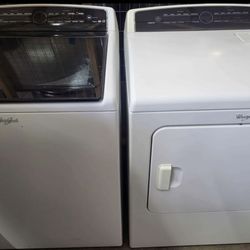 Whirlpool Top load Washer and Dryer (We Deliver)