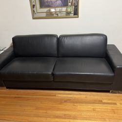2 Leather Couches – Great Condition, Must Pick Up ASAP! $200 OBO