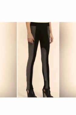 BcbgMaxazria Stony days, Jackson Moto Paneled Denim Slim Fit Pants. Sz S