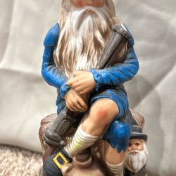 Vintage 1971 Stitzel Weller Old Fitzgerald Rip Van Winkle Whiskey Decanter Empty