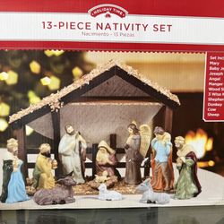 Nacimiento De 13 Piezas Completo Seminuevo