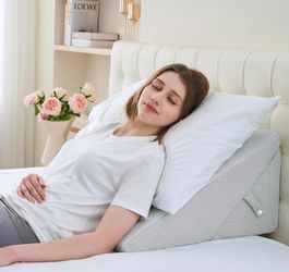 Bed Wedge Pillow 10" Wedge White
