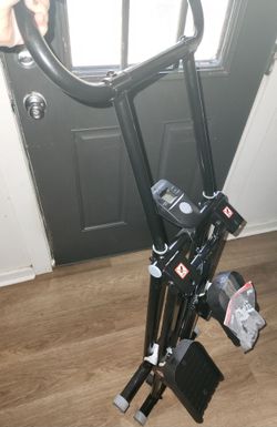 Stair Stepper for home, black, foldable