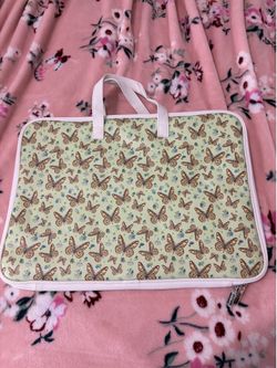 WILDFLOWER BUTTERFLY LAPTOP CASE BAG