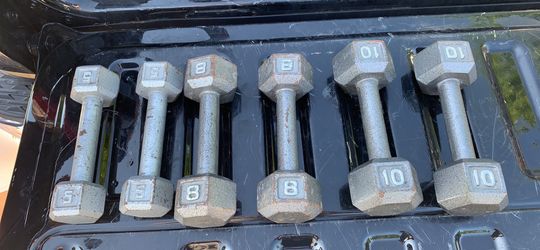 5s, 8s,10s dumbells