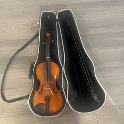 Violin, Case and Bow 