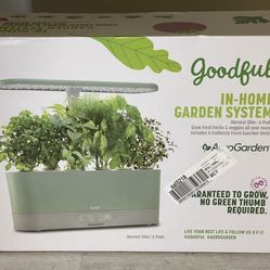 Goodful In-Home Garden System Harvest Slim 6 pods, plants food included only herbs are not included Open box new