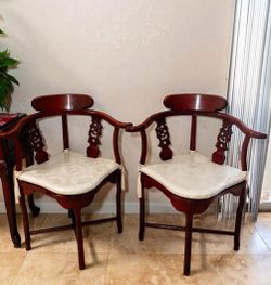 Rosewood corner chair