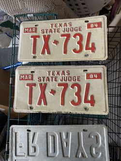 Vintage License Plates 