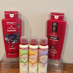 Old spice bodywash and deodorant $30