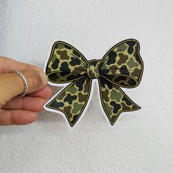 Camouflage Bow Hunting Sticker Fishing Camo Coquette Bow Fishing Duck Hunting