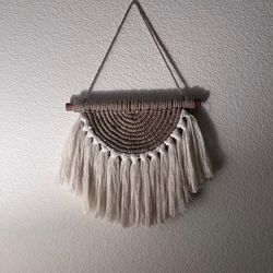 Macrame wall hanging boho decor
