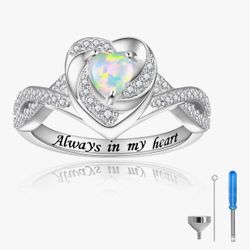 Memorial Ring- 925 Sterling Silver (SIZE 7)