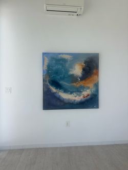 Blue artwork