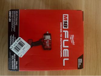 Milwaukee M18 FUEL 1/2” High Torque Impact Wrench 2967-20 — NEW SEALED (Tool Only)