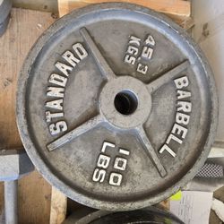 100 Pound Barbell Plates