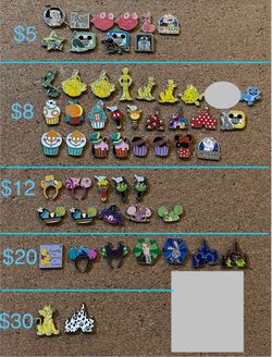 Disney pins and some random pins