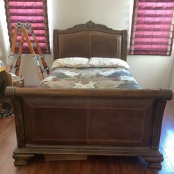 Queen Solid Wood Bed Frame
