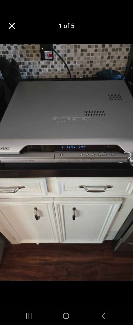 Sony S Master Digital Amplifier DAV-DX155 Full Sound System Home Theater 5 Disc Changer
