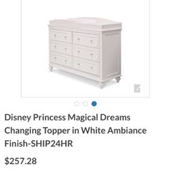 Disney Princess Magical Dreams Baby Changing Topper