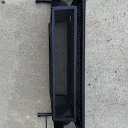 Metal Mesh Monitor Stand with Drawer