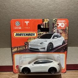 Matchbox / Tesla Model Y / White
