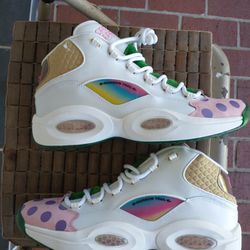 New Reebok Question Mid Men Size 15 Candyland