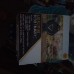 LED Rotating Bubble Machine 