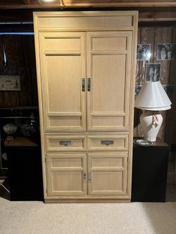 Solid Wood TV Entertainment Center Only