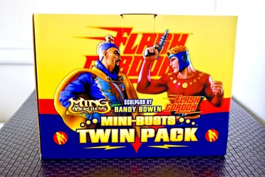 Flash Gordon & Ming the Merciless Twin Mini-Bust Set by Randy Bowen