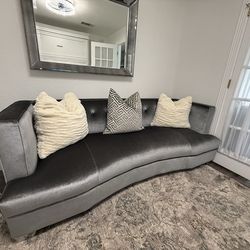 Grey couch set