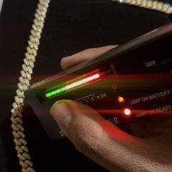 Iced Out Gold Chain Moissinate Passes Diamond Tester 