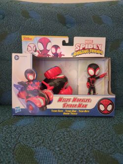 Spider-Man Action Figure and Techno-Racer Vehicle
