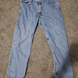 Levi’s 550 Relaxed Fit Jeans 38x30 Light Wash Denim