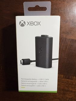 Xbox (Rechargeable Battery + USB-C Cable)