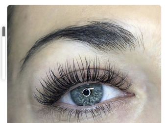 Eyelash extensions $60