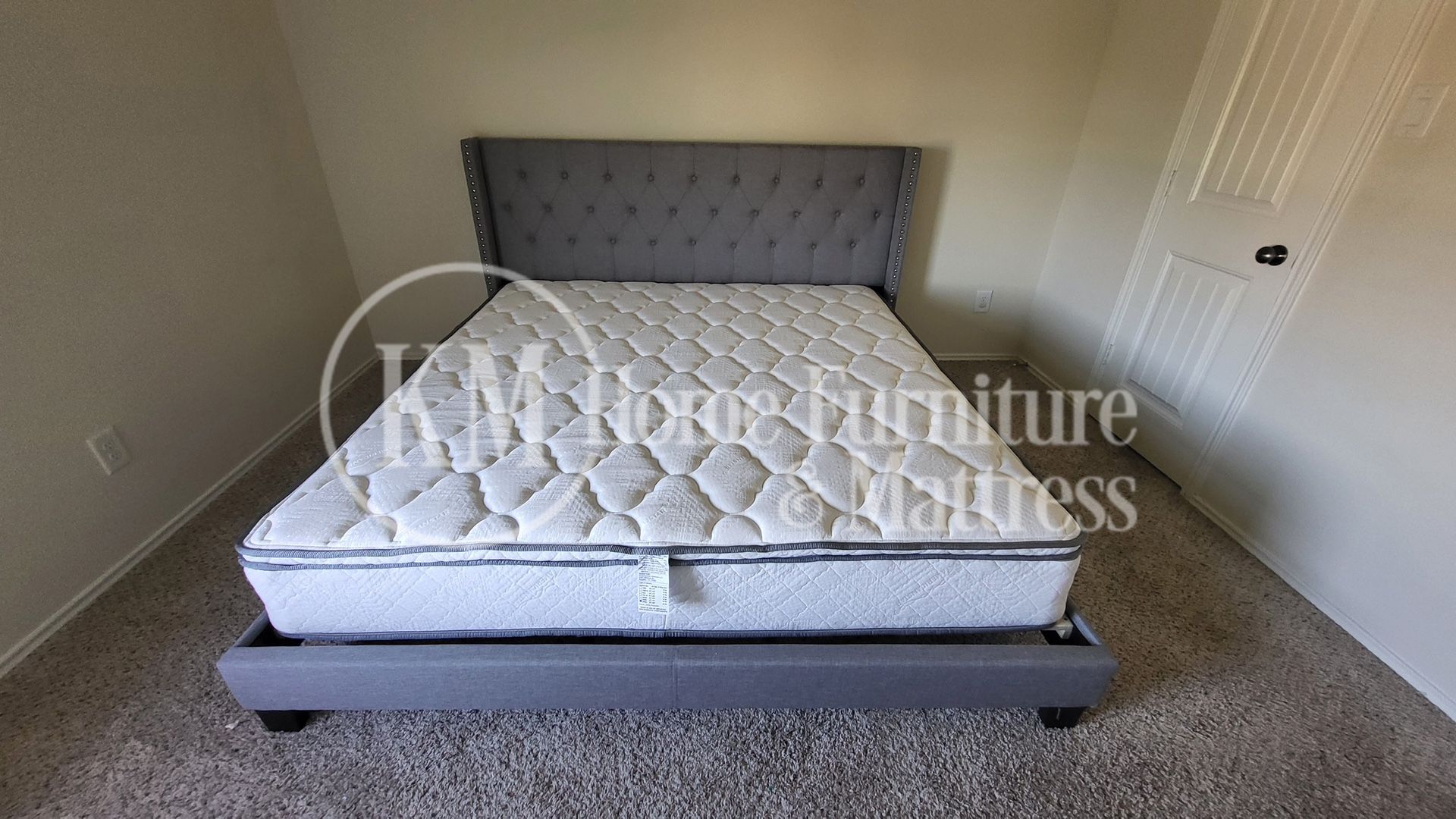 Bed And Mattress Combo MAKAYLA QUEN BED AND MATTRESS