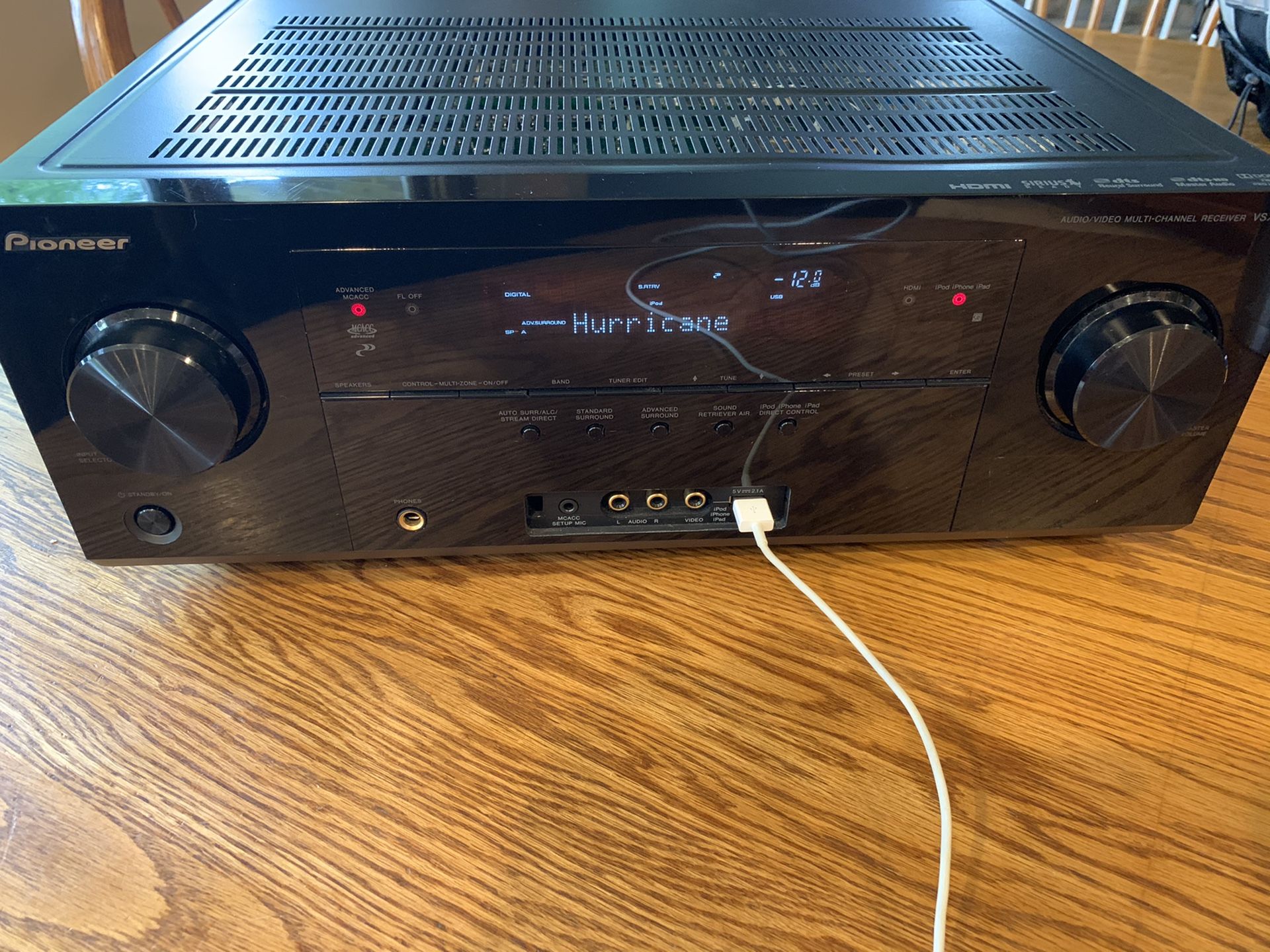 Pioneer 1021-k 7.1 Receiver with AirPlay.