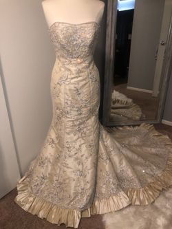 Vintage Designer Mermaid Gown