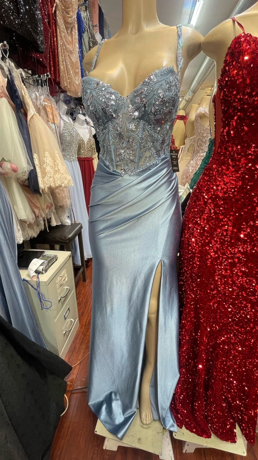 Light Blue Formal Dress 