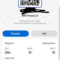 Selling Two Sabrina Carpenter Tickets For 11/17 250 For Both 