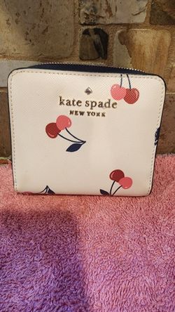 Kate Spade New York Cherry Print Zip Wallet
