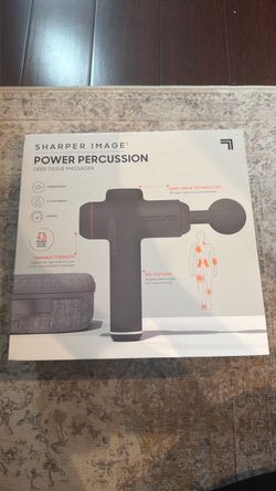 Sharper image power percussion deep tissue massager