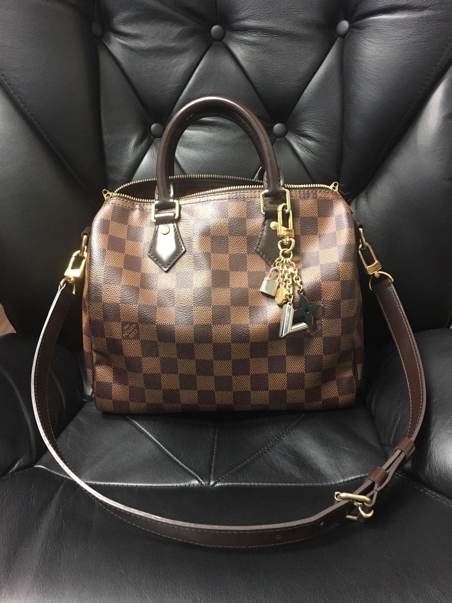 Louis Vuitton Speedy 25 Bandouliere Bag