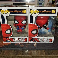 Swing into Action with this Dynamic Spider-Man: Far From Home Funko Pop Set!